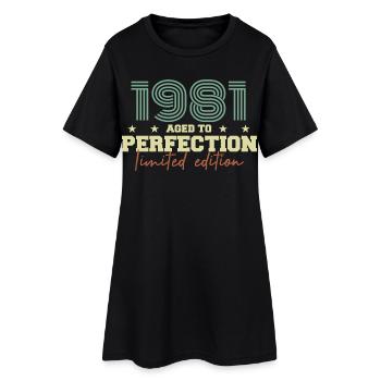 1981 - Robe T-shirt Femme - noir - Devant