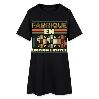 Vintage 1996 Cadeau D'anniversaire 30 ans - Robe T-shirt Femme - noir - Devant