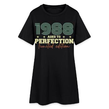 1988 - Robe T-shirt Femme - noir - Devant