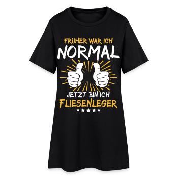 Tiler Spruch - Robe T-shirt Femme - noir - Devant