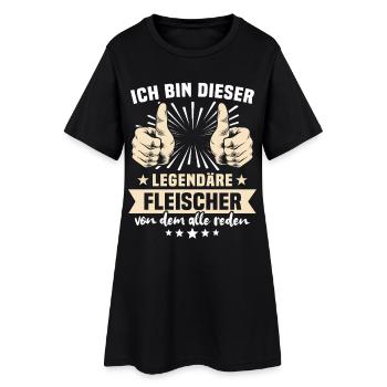 Fleischer Sprüche - Robe T-shirt Femme - noir - Devant