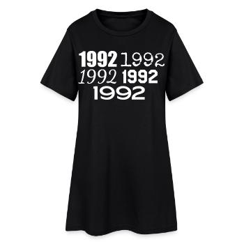 1992 - Robe T-shirt Femme - noir - Devant