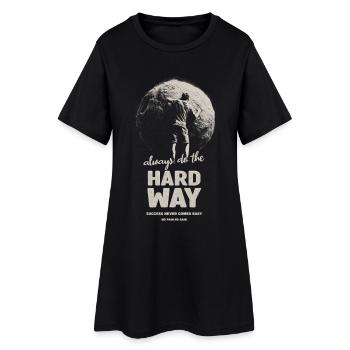 À la dure - Robe T-shirt Femme - noir - Devant