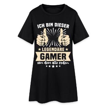Dictons de joueurs - Robe T-shirt Femme - noir - Devant