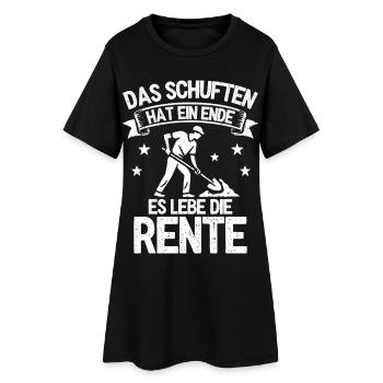 The toiling has come to an end. Long live the pension - Women’s T-Shirt Dress - black - Front