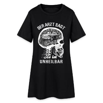Le médecin dit que c’est incurable - Trabi - Robe T-shirt Femme - noir - Devant
