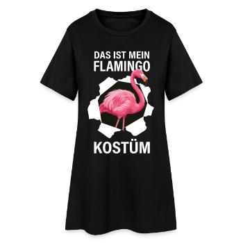 C’EST MON COSTUME DE FLAMANT ROSE - Robe T-shirt Femme - noir - Devant
