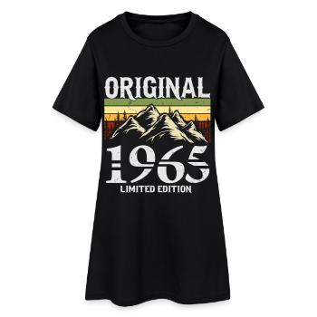 1965 Vintage Vintage Retro Birthday Gift - Women’s T-Shirt Dress - black - Front