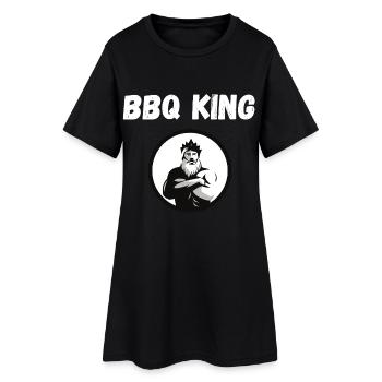 Roi du BBQ - Robe T-shirt Femme - noir - Devant