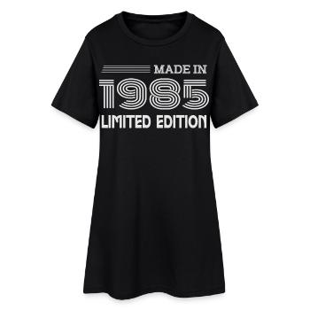 Original 1985 Vintage 1985 Rétro Anniversaire 1985 - Robe T-shirt Femme - noir - Devant
