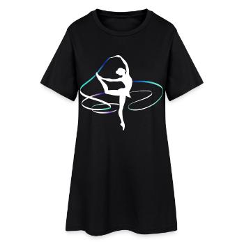 Danser - Robe T-shirt Femme - noir - Devant