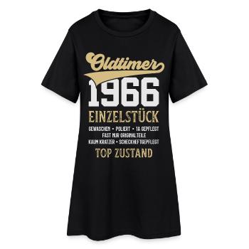 VOITURE CLASSIQUE PIÈCE UNIQUE DE 1966 60E ANNIVERSAIRE - Robe T-shirt Femme - noir - Devant