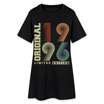 Original 1996 Vintage Vintage Anniversaire Rétro - Robe T-shirt Femme - noir - Devant