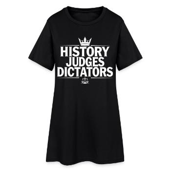 Histoire Juges, dictateurs, justice Déclaration - Robe T-shirt Femme - noir - Devant