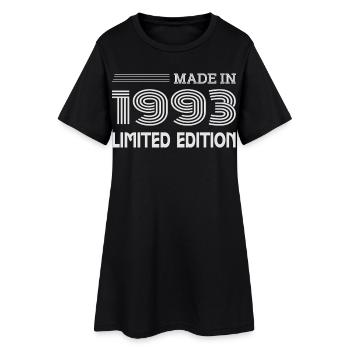 Original 1993 Vintage 1993 Rétro Anniversaire 1993 - Robe T-shirt Femme - noir - Devant