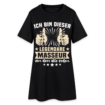 Dictons du Maleur - Robe T-shirt Femme - noir - Devant