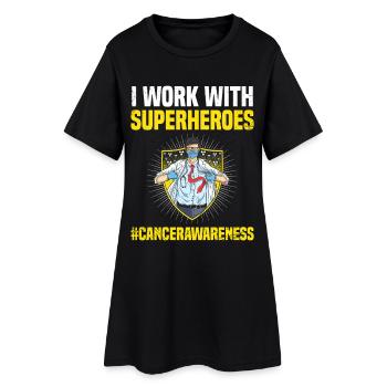  Oncology Radiation Tech Must Haves Radiation - Women’s T-Shirt Dress - black - Front