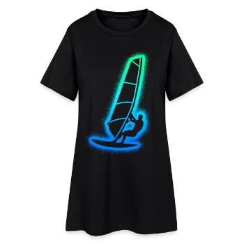 Planche à voile Windsurfer Enfants Hommes Planche à voile - Robe T-shirt Femme - noir - Devant