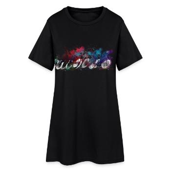 Cyclisme Vélo Art sportif #cycling - Robe T-shirt Femme - noir - Devant