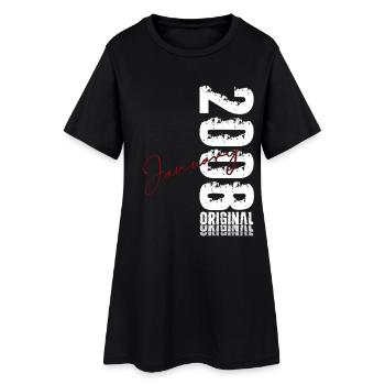 18e anniversaire Original janvier 2008 - Robe T-shirt Femme - noir - Devant