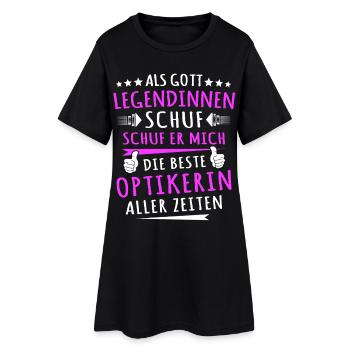 Optician Sayings - Women’s T-Shirt Dress - black - Front