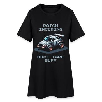 Patch : ruban adhésif | Humour des voitures RC - Robe T-shirt Femme - noir - Devant