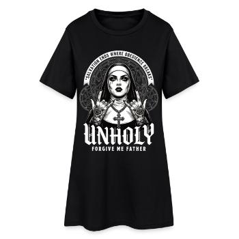 Nonne impie – Le salut prend fin - Robe T-shirt Femme - noir - Devant