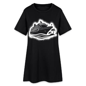 Croisière Young Cruisers - Robe T-shirt Femme - noir - Devant