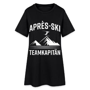 Skieur drôle APRES-SKI TRAINER DRÔLE - Robe T-shirt Femme - noir - Devant