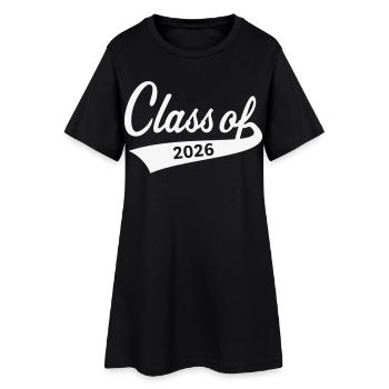 Class Of 2026 (Graduating Class School Leaving Certificate W) - Women’s T-Shirt Dress - black - Front