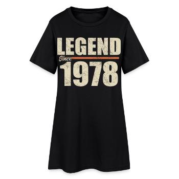 Birthday 1978 | Legend since 1978 - Women’s T-Shirt Dress - black - Front