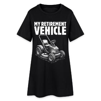 Mon véhicule de retraite - Robe T-shirt Femme - noir - Devant