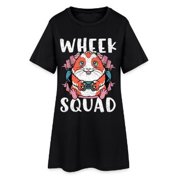 Week Squad Jeux de hamsters - Robe T-shirt Femme - noir - Devant