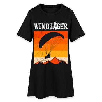 Paraglider WINDJÄGER Funny - Robe T-shirt Femme - noir - Devant