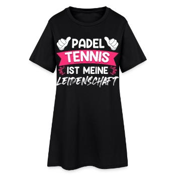 Padel TENNIS IS MY PASSION - Women’s T-Shirt Dress - black - Front