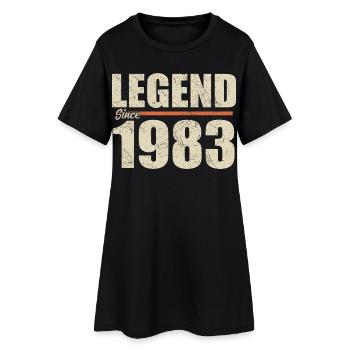 Birthday 1983 | Legend since 1983 - Women’s T-Shirt Dress - black - Front