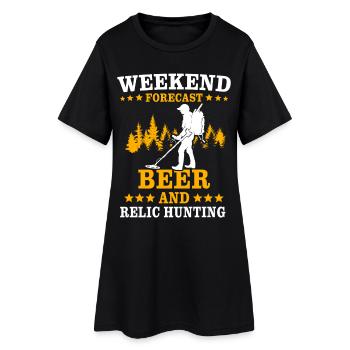 Détecteur de métaux Relic Seeker - Robe T-shirt Femme - noir - Devant