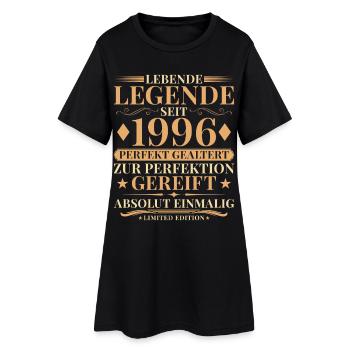 30 Years Perfectly Aged 1996 Vintage - Women’s T-Shirt Dress - black - Front