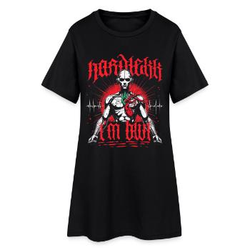 Hardtekk Tekke Allemagne de l’Est - Robe T-shirt Femme - noir - Devant