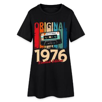Cassette du 50e anniversaire janvier 1976 - Robe T-shirt Femme - noir - Devant