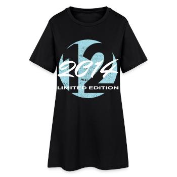 12e anniversaire 2014 cadeau garçons et filles - Robe T-shirt Femme - noir - Devant