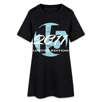 15e anniversaire 2011 cadeau garçons et filles - Robe T-shirt Femme - noir - Devant