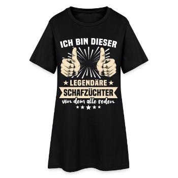 Proverbes d'éleveurs de moutons - Robe T-shirt Femme - noir - Devant