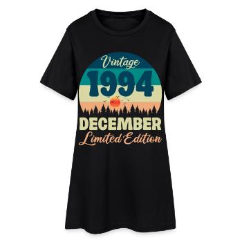 Birthday December 1994 Birthday Gift - Women’s T-Shirt Dress - black - Front