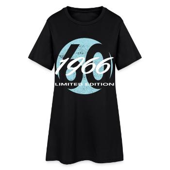 60e anniversaire 1966 cadeau pour hommes et femmes - Robe T-shirt Femme - noir - Devant