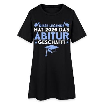 Don de fin d’études secondaires 2026 - Robe T-shirt Femme - noir - Devant