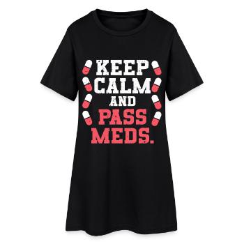 Medical Assistant MFA Pass Meds - Women’s T-Shirt Dress - black - Front
