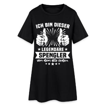 Légende de Spengler - Robe T-shirt Femme - noir - Devant