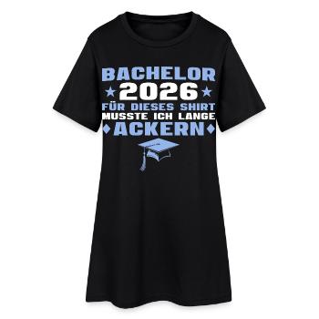 Bachelor's examination passed Bachelor's degree 2026 - Women’s T-Shirt Dress - black - Front