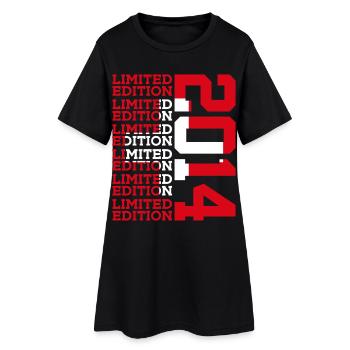 ÉDITION LIMITÉE 2014 SUISSE 12E ANNIVERSAIRE - Robe T-shirt Femme - noir - Devant